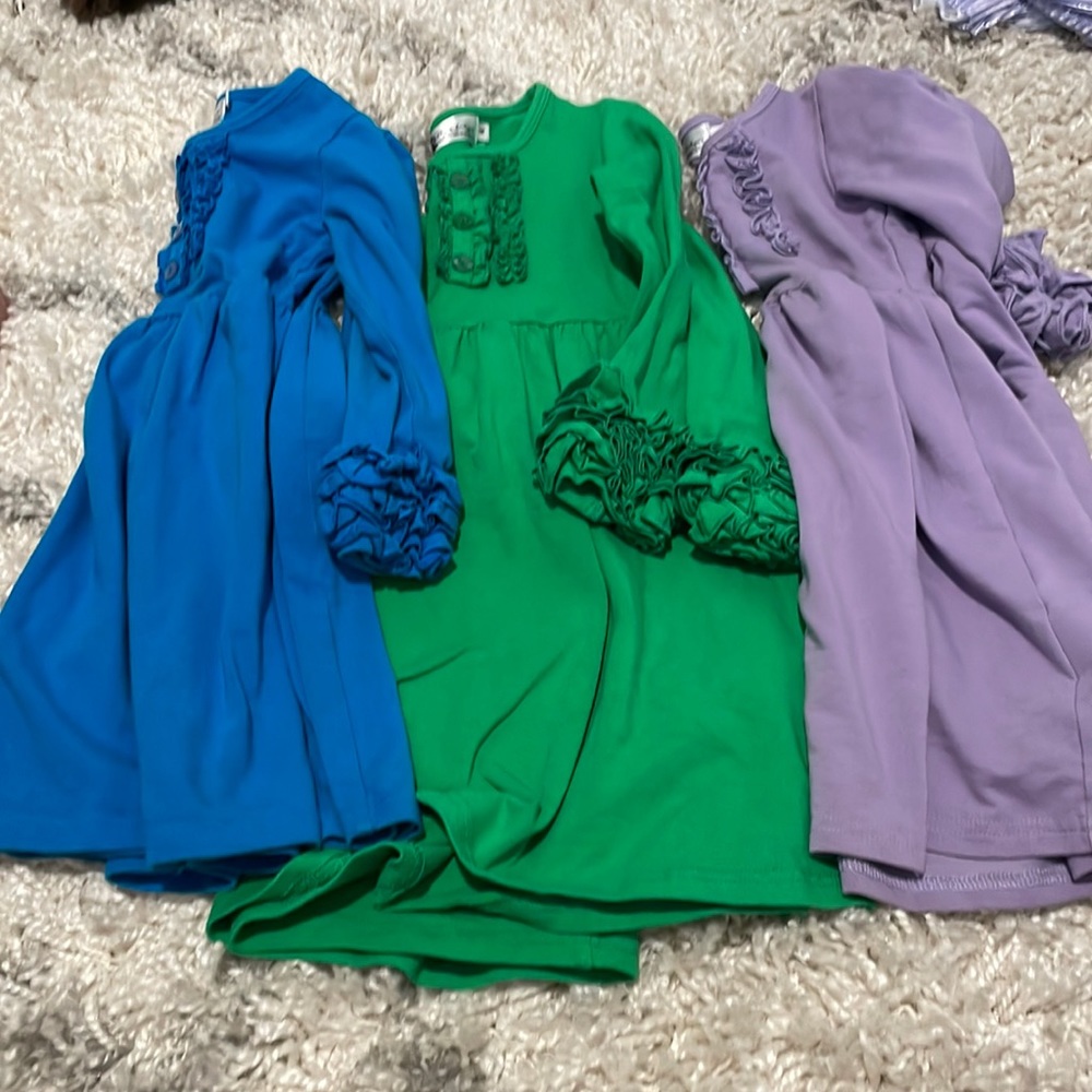 Boutique girls spring dresses guc size 4